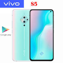 Smartphone vivo s5 6.44 original, com snapdragon 712, octa core, câmeras traseiras quad 48mp, 4100mah, 22.5w, carregamento rápido, 8gb, 128g 2024 - compre barato