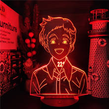 O prometido neverland emma figura 3d lâmpada de acrílico led night light para casa decoração do quarto crianças presente nightlight lâmpada cabeceira 2024 - compre barato