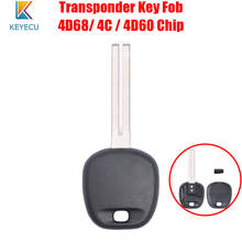 Keyecu Transponder Blank Car Key Fob with 4C/4D60/4D68 Chip for Lexus LX470 ES330 LS430 LS460 GX470 RX330 RX350 RX400H SC430 2024 - buy cheap