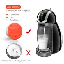 Filtros de espuma de leche para Nescafé Dolce Gusto Aeroccino, cápsulas de café reutilizables de acero inoxidable Dolci Gusto, cuchara 2024 - compra barato