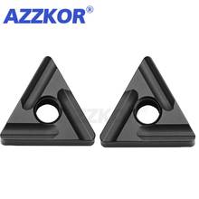 TNMG220404R/L Turning Tools Inserts CNC Center Lathe For Steel Maching Material AZZKOR Triangle Carbide Blades TNMG220404R/L 2024 - buy cheap