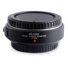 Адаптер для крепления объектива Viltrox с автоматической фокусировкой для четырех третей объектива 4/3 для Olympus Panasonic Micro 4/3 DSLR Camera JY-43F GH4 G5 2024 - купить недорого
