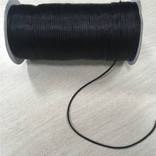 2mm Black Rattail Cord Thread Chinese Knot Macrame Cord Bracelet Braided String DIY Tassels Beading Thread 10meters loose lot 2024 - buy cheap