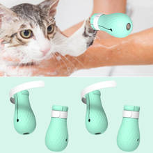 4 Pçs/set Ajustável Protetor de Silicone Suave Anti-Riscos Da Pata Do Gato do animal de Estimação Da Pata Do Gato Capa para Cat Grooming Banho Suprimentos 2024 - compre barato