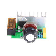 Voltage Regulator Voltage Speed Controller AC 220V 4000W SCR Dimmer 2024 - buy cheap