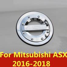 Mais novo tanque de combustível capa decorativa lantejoulas estilo do carro decoração exterior acessórios para mitsubishi asx 2016-2018 2024 - compre barato