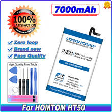 Losoncoer 7000mah ht50 bateria para homtom ht50 bateria do telefone móvel 2024 - compre barato