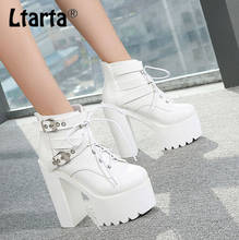 LTARTA  Lace Up Sexy Women Platfrom Show Boots 2019 Nightclub Sexy High-heeled Women's Boots Winter Boots Women ZYW-659-1 2024 - buy cheap