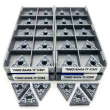 TNMG160404 TNMG160408 TF IC907 / IC908 External turning tools Carbide inserts Lathe tools TNMG 160404 Tokarnyy turning inserts 2024 - buy cheap