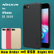for iPhone SE 2020 Case Nillkin Frosted Shield Phone Case Hard Back PC Cover 2024 - buy cheap