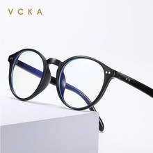 VCKA TR90 Office Anti Blue Light  Retro Computer Glasses Women Goggles Blue Blocking Gaming computer Men game Eyeglasses Frame 2024 - buy cheap