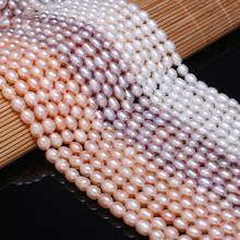 Natural freshwater pearl beads Pink / White / purple (Grade AA) large Measly DIY for making necklaces and bracelets 36CM Sold in 2024 - buy cheap