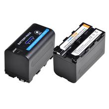 Paquete de batería de NP-F750 de 5200mAh, con indicador LED, para Sony NP-F770, NP-F730, NP-F760, NP-F770, NP-F960 2024 - compra barato