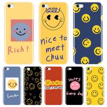 Soft Silicone Phone Case For iPhone 5 S 5C 5S SE Yellow Smile Cute Luck Kawaii Quotes Back Cover For Apple iPhone 4 S 4S Case 2024 - buy cheap