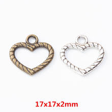 85 pieces of retro metal zinc alloy love pendant for DIY handmade jewelry necklace making 7945 2024 - buy cheap