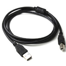 Высокоскоростной Кабель USB 2,0 Type A-B, штекер-штекер, кабель для зарядки и синхронизации данных, 1,5 м, для принтера, 1,5 м 2024 - купить недорого