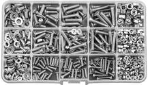 700pcs M3 M4 M5 Phillips countersunk head machine screw stainless steel screws household nut flat Washers screw combination set 2024 - buy cheap