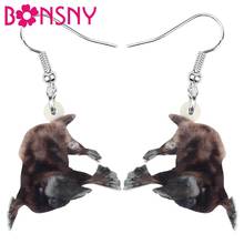 Bonsny Acrylic Australia Platypus Duckbill Earrings Animal Drop Dangle Jewelry For Women Girl Teen Charm Hot Sale Gift Accessory 2024 - buy cheap