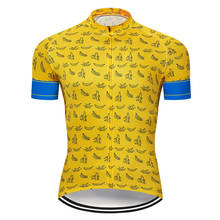 Moxilyn 2020 banana ciclismo jérsei mtb bicicleta roupas de roupas roupas roupas curto maillot ropa de ciclismo homem verano 2024 - compre barato