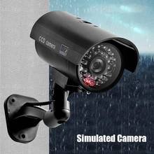 Fake Dummy Camera Security CCTV Outdoor Waterproof Emulational Decoy IR LED Flashing Red LED Dummy Video Surveillance Camera 2024 - buy cheap