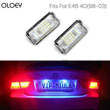 2X Led License Plate Light Led Canbus Auto Tail Light White No Error LED Bulbs For BMW 3er E46 4D 1998-2003 Car Accessories 2024 - buy cheap