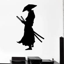 Ronin East-pegatina de vinilo para pared, decoración artística para dormitorio, Samurai, Guerrero, espada japonesa, caballero, W458 2024 - compra barato
