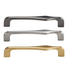 Wardrobe modern minimalist copper brushed Golden Cabinet door handle cupboard drawer cabinet small handle light luxury Nordic 2024 - buy cheap