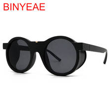 Removable Brand Round Sunglasses Men Playful Design Vintage Oversized Black Gradient Sun Glasses Women Big Shades 2021 Points 2024 - buy cheap