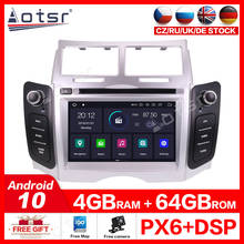 Android 10.0 Car DVD Stereo Multimedia for TOYOTA YARIS 2005-2011 Auto tap gps Navigation Video Audio Radio receiver Head unit 2024 - buy cheap