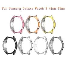 2020 Protector Cases Compatible for Samsung Galaxy Watch 3 R850 41mm,R840 45mm,High Hardness Flexible TPU Protector Case Cover 2024 - buy cheap
