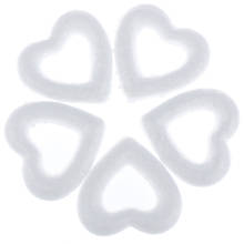 5pcs Polystyrene Styrofoam Foam Ball White Craft Heart-shaped for DIY Christmas Party Decoration None,solid Color 2024 - buy cheap