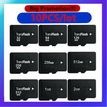 Big Promotion!!! 10pcs/lot 64MB 128MB 256MB 512MB 1GB 2GB 4GB 8GB TF Card Transflash Micro SD Card TF Memory Card 2024 - buy cheap