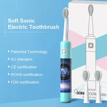1Pcs Baby Kids Acoustic Wave Electric Toothbrush Full Body Waterproof Children Soft Bristle Six Optional Modes Tooth Brush 2024 - buy cheap