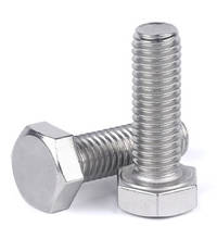 2pcs 3/8-16 316 stainless steel outer hexagon screws external hex head screw mechanical bolts fasten bolt DIN933 2024 - buy cheap