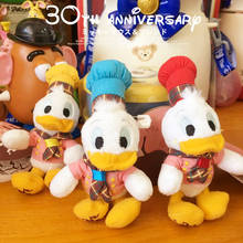 Tokyo Disney Donald Duck 35th Anniversary Chef Limited Edition Plush Toy Doll 14cm Pendant Bag Decor Brooch 2024 - buy cheap