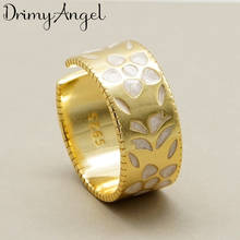 Elegant Silver Color  Big Flower Rings for Women Bridal Wedding Vintage Open Finger Rings Christmas Gifts 2024 - buy cheap