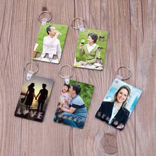 Square Sublimation Blank Keychain for Christmas Valentine Graduation Day Present Q0KE 2024 - buy cheap