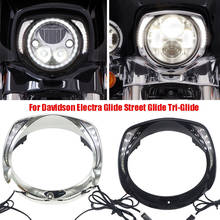 Faro LED cromado y negro Ultra limitado para Harley Touring triroad King Street Electra Glide Low FLHTCU 2024 - compra barato