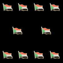 10PCS Sudan Country Khartoum Patriotic Feelings Symbol National Flag Lapel Pins Collectibles 2024 - buy cheap