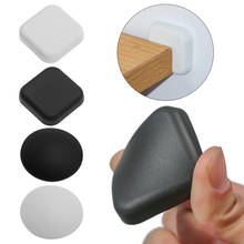 3pcs Home Self Adhesive Door Wedge Block Silicone Door Stopper Non Punching Anti-Collision Wall Protector Baby Safety Dropship 2024 - buy cheap