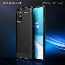 For Oneplus 8T 8 9 Pro Luxury Carbon Fiber Shockproof Case For OnePlus Nord N10 CE 5G N100 Soft TPU Silicone Back Cover Fundas 2024 - buy cheap