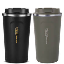 380/500ml Thermos coffee mug Stainless Steel 304 Thermo Cup Travel Coffee Mug Vacuum Flasks Thermo mug for Car Water Bottles 2024 - buy cheap