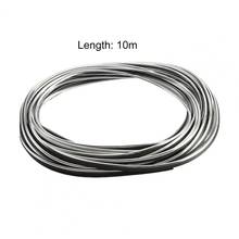 LBWS-297 Car Sealing Strip Silver Plating Car Decoration 10m Rubber Car Front Windshield Panel  Sealing Strip for Vehicle 2024 - buy cheap