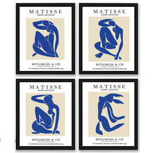 Abstract Home Decoration Canvas Art Painting French Henri Matisse Blue Nude Woman Posters Hd Print Wall Pictures For Living Room 2024 - buy cheap