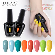 NAILCO 15ml Vernis UV Gel Nail Polish 2022 Porular Spring Color Series Lakiery Top Base Coat LED Nail Gel Nails Art Manicure Set 2024 - buy cheap