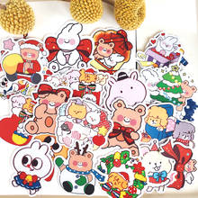 20PCSCute Christmas children gift Stickers Crafts And Scrapbooking stickers book Student label Decorative sticker DIY Stationery 2024 - buy cheap