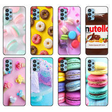 Funda negra de tpu para Samsung galaxy A32, A42, A52, A72, 4g, 5g, S21 PLUS, ultra trasera, Chocolate, Nutella 2024 - compra barato