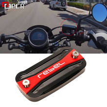 Cnc freio dianteiro reservatório de fluido capa para honda rebel 300 rebel 500 rebel300 rebel500 2017-2019 2020 acessórios da motocicleta 2024 - compre barato