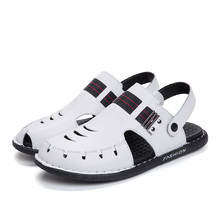 Zapatillas romanas masculinas samool de goma, calzado antideslizante, sandalias de lujo para hombres de talla grande, sandalias para hombres, zapatos de playa 2024 - compra barato