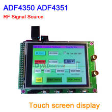 Adf43501 adf4350 placa de frequência da varredura da fonte de sinal do rf onda senoidal 35m-4.4g com tela de toque de tft 2024 - compre barato